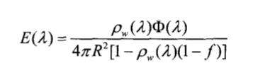 总照度E（λ）计算公式01